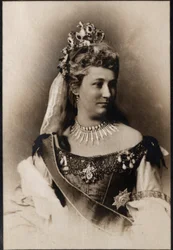 Portret van Augusta Victoria van Sleeswijk-Holstein (1846-1923), Duitse Keizerin